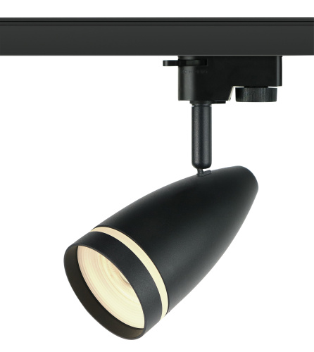 Трековый светильник однофазный ЭРА TR49 - GU10 BK под лампу GU10 матовый черный фото 2