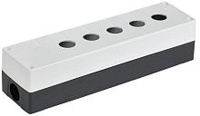 Корпус КП105(6)-Р для кнопок 5(6) мест бел. IEK BKP10-6-K01-R