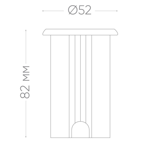 Светодиодный светильник, D52*H82, 1W AC12V 2700K IP68, SP2812 FERON фото 7