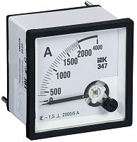 Амперметр Э47 2000/5А кл. точн. 1,5 96х96мм