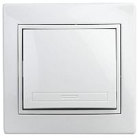 Выключатель 1-кл. СП Plano 10А IP20 1-101-01 250В бел. Intro Б0053721