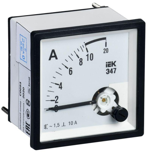 Амперметр Э47 10А кл. точн. 1,5 72х72мм