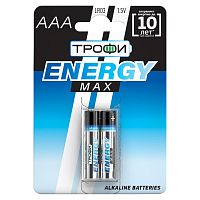 Батарейки Трофи LR03-2BL ENERGY MAX Alkaline