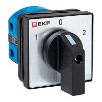 Переключатель кулачковый ПК-1-21 1п 25А "1-0-2" IP65 EKF pk-1-21-25-65