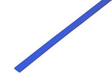 Трубка термоусаживаемая ТУТ нг 8,0/4,0мм, синяя  REXANT