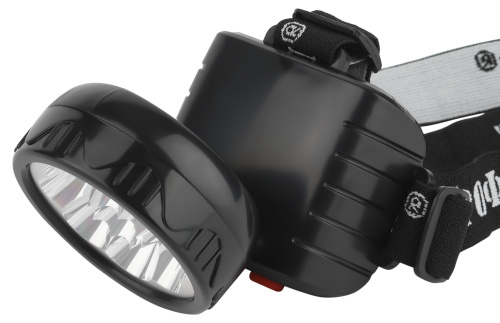 Фонарь налобный светодиодный Трофи TG9 аккумуляторный мощный яркий 2 режима черный фото 5