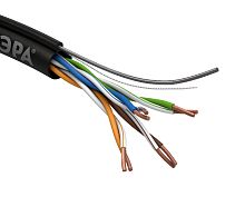 Кабель витая пара ЭРА U/UTP Cat5e 4x2x24 AWG CU PE + ТРОС OUTDOOR 305 м