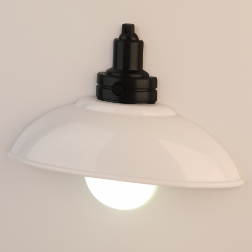 Ночник - светильник светодиодный ЭРА NLED-487-1W-SW-W настенный на батарейках с выключателем белый фото 15