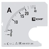 Шкала сменная для A721 20/5А-1,5 EKF PROxima s-a721-20