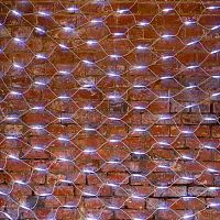 Гирлянда светодиодная Сеть 2x3м 432 LED БЕЛЫЙ белый каучук IP67 постоянное свечение 230В блок в комплекте NEON-NIGHT