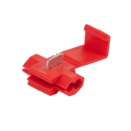 LD502-15 Зажим ответвительный "Прокол" ЗПО-1 - 1,5 мм2, красный (упаковка 100 шт) STEKKER фото 2