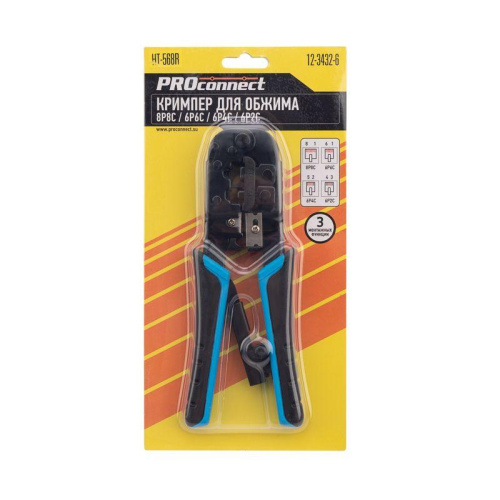Кримпер HT-568R для обжима 8P8C 6P6C PROCONNECT 12-3432-6 фото 4