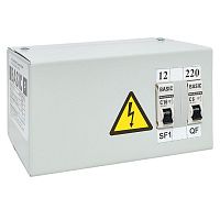 Ящик с понижающим трансформатором ЯТП 0,25кВА 220/12В EKF Basic yatp0,25-220/12v-2a