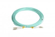 Патч-корд FC-D2-503-LC/PR-LC/PR-H-10M-LSZH-AQ волоконно-оптический (шнур) MM 50/125(OM3) LC-LC duplex 10G/40 LSZH 10м аква Hyperline 42836