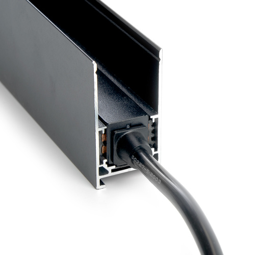 Соединитель-коннектор для низковольтного шинопровода, черный, LD3000 FERON фото 3
