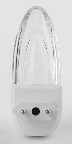 Ночник - светильник светодиодный ЭРА NN-619-LS-W в розетку с датчиком освещенности белый фото 11