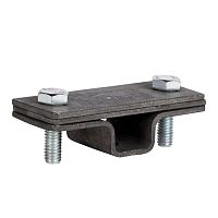 Держатель для полосы с нерж. болтами 2 пластины, HZ EKF PROxima lp-31540-2
