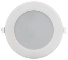 Светильник LED ДВО 1714 белый круг 12Вт 6500К IP40 IEK