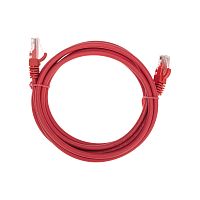 Патч-корд U/UTP, CAT 6, RJ45-RJ45, 26AWG, LSZH, красный, 2м REXANT
