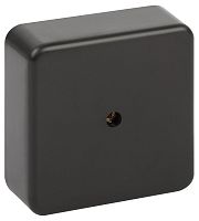 Распаячная коробка ЭРА BS-B-75-75-28 75х75х28мм без клеммы черная IP40