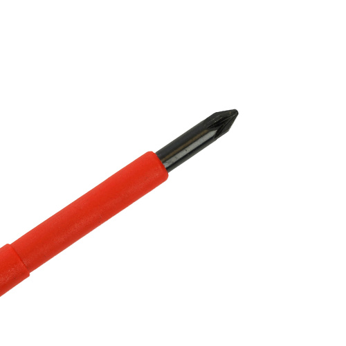 Отвертка крестовая диэлектрическая STEKKER Pz 1 х 80 мм, SDE-PZ1-80 фото 4