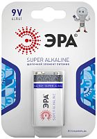 Батарейки ЭРА 6LR61-1BL SUPER Alkaline (12/96/5760)