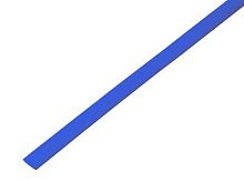 Трубка термоусаживаемая ТУТ нг 6,0/3,0мм, синяя (упак. 50 шт. по 1м) REXANT