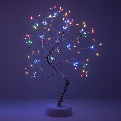 Светодиодная новогодняя фигура ЭРА ЕGNID - 36MC Дерево с самоцветами 36 microLED фото 6