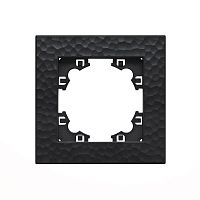 Рамка 1-м Афина фактурная графит Universal A10053-Gr