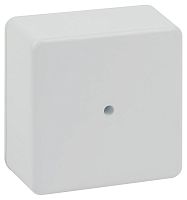 Распаячная коробка ЭРА BS-W-100-100-50 для кабель-канала белая 100х100х50мм IP40