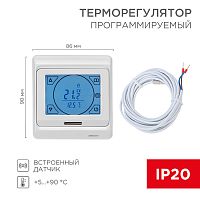 Терморегулятор цифровой R91XT сенсорный, программируемый, белый REXANT