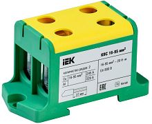 Клемма вводная силовая КВС 16-95 кв.мм. 2-рядная PE IEK