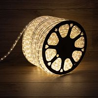 Дюралайт LED фиксинг (2W) – теплый белый диаметр 13 мм, 36 LED/м, модуль 1 м, 230 В, без комплекта п