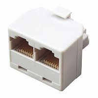 Rexant Компьютерный двойник RJ-45(8P-8C) (штекер - 2 гнезда)  REXANT