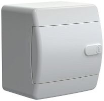 Корпус ЩРН-П-4 UNION Compact IP41 бел. дверь пластик. IEK UIC-KP13-N-04-41-K01