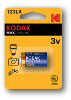 Батарейки Kodak CR123 [ K123LA] MAX Lithium (6/12/10800)