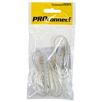 Дюбель-хомут 19-25мм, круглый, белый (10 шт/уп) PROconnect