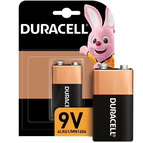 Алкалиновая батарейка Duracell 6LR61-1BL /6LF22-1BL (10/6160)