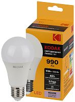 Лампочка светодиодная Kodak LED KODAK A60-11W-865-E27 E27 / Е27 11Вт груша холодный дневной свет