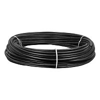 Труба гладкая ПНД жесткая d16 мм (100 м) черная EKF-Plast tpndg-16