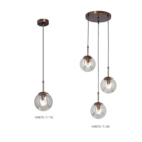 Подвес 1xE14 макс. 40Вт Vitaluce V4872-7/1S фото 3