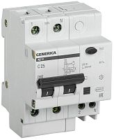 Дифференциальный автомат АД12 2Р 25А 300мА GENERICA