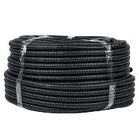 Труба гофрированная ПНД с протяжкой d20 мм (25 м) черная EKF-Plast tpnd-20-25m