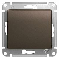 Механизм переключателя проходного 1-кл. СП Glossa 10А IP20 (сх. 6) 10AX шоколад. SE GSL000861