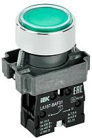Кнопка LA167-BAF31 d=22мм 1з зеленая IEK