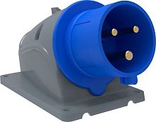 Вилка стационарная ССИ-523 32А-6ч/200-250В 2Р+РЕ IP44 MAGNUM IEK