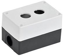 Корпус КП102-Р для кнопок 2 места бел. IEK BKP10-2-K01-R
