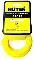 Леска Huter S2015 для триммера, 2 мм, звезда