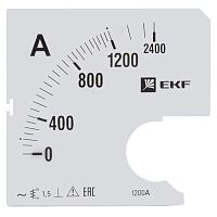 Шкала сменная для A721 1200/5А-1,5 EKF PROxima s-a721-1200
