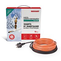 Греющий саморегулирующийся пищевой кабель (в трубу) 10HTM2-CT ( 6м/60Вт)  REXANT